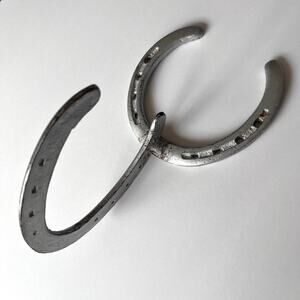 Vintage Horseshoe Wall Coat Hook Tack Holder Wreath Hook Rustic Country Cabin